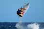 Windsurfing and kitesurfing at Muelle Harbour Wall in El Medano Tenerife