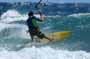 Windsurfing and kitesurfing at El Cabezo in El Medano Tenerife