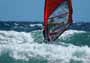 Windsurfing and kitesurfing at El Cabezo in El Medano Tenerife