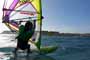 Windsurfing and kitesurfing at El Cabezo in El Medano Tenerife