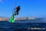 Windsurfing and kitesurfing at El Cabezo in El Medano Tenerife