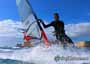 Windsurfing and kitesurfing at El Cabezo in El Medano Tenerife