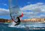 Windsurfing and kitesurfing at El Cabezo in El Medano Tenerife