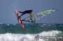 Windsurfing and kitesurfing at El Cabezo in El Medano Tenerife with Dany Bruch, Alex Mussolini, Valter Scotto, Sandro D'Alessio and others