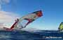 Windsurfing slalom race in El Medano Tenerife 04-01-2014