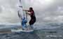 Windsurfing slalom race in El Medano Tenerife 04-01-2014