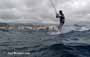 Windsurfing slalom race in El Medano Tenerife 04-01-2014