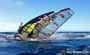 Windsurfing slalom race in El Medano Tenerife 04-01-2014