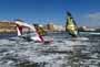 Windsurfing and kitesurfing at El Cabezo in El Medano Tenerife with Dany Bruch, Alex Mussolini, Valter Scotto, Sandro D'Alessio and others