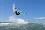 Wave riding and back looping at Playa Sur in El Medano