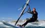 Wave riding and back looping at Playa Sur in El Medano