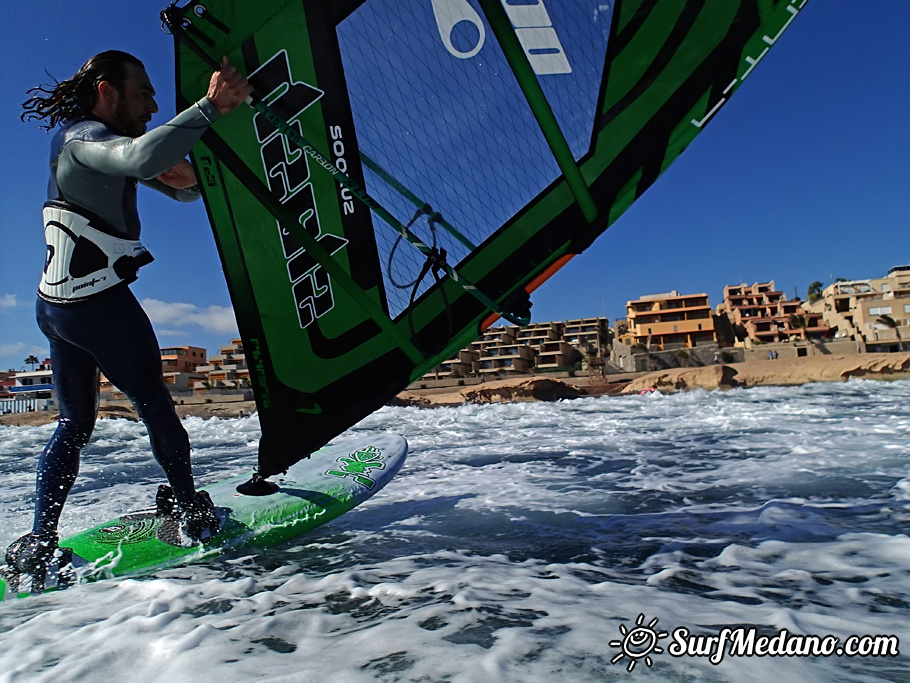 Freestyle at Playa Sur in El Medano with Antony Ruenes and Nico Akgazciyan Tenerife