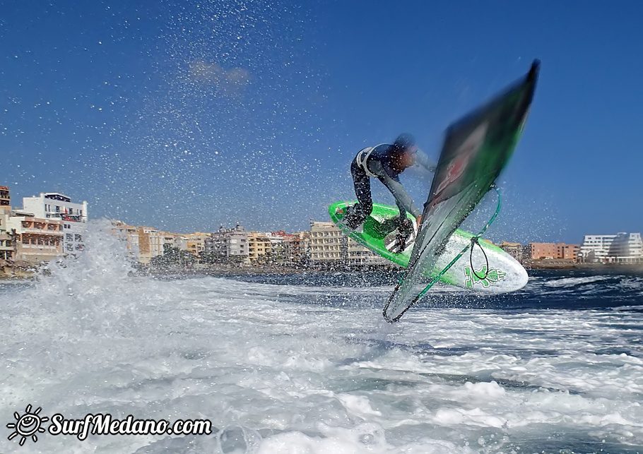 Freestyle at Playa Sur in El Medano with Antony Ruenes and Nico Akgazciyan Tenerife