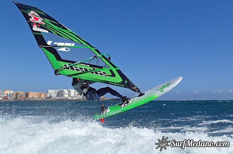 Freestyle at Playa Sur in El Medano with Antony Ruenes and Nico Akgazciyan Tenerife