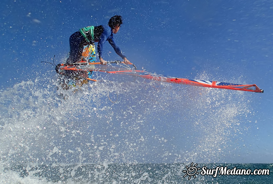 Freestyle at Playa Sur in El Medano with Antony Ruenes and Nico Akgazciyan Tenerife