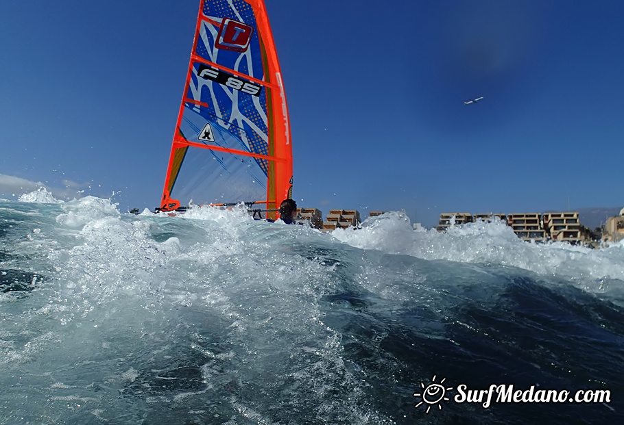 Freestyle at Playa Sur in El Medano with Antony Ruenes and Nico Akgazciyan Tenerife