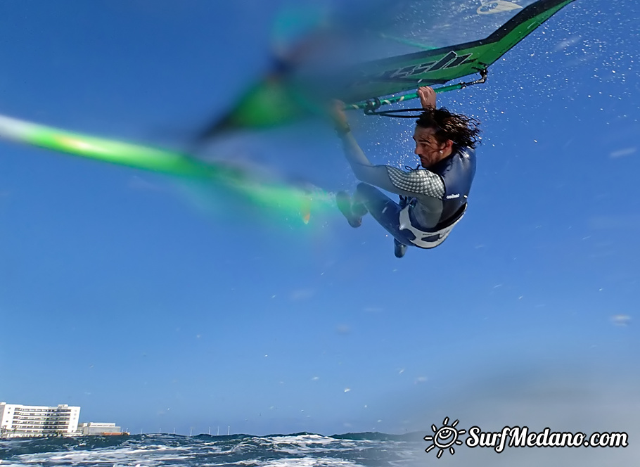 Freestyle at Playa Sur in El Medano with Antony Ruenes and Nico Akgazciyan Tenerife