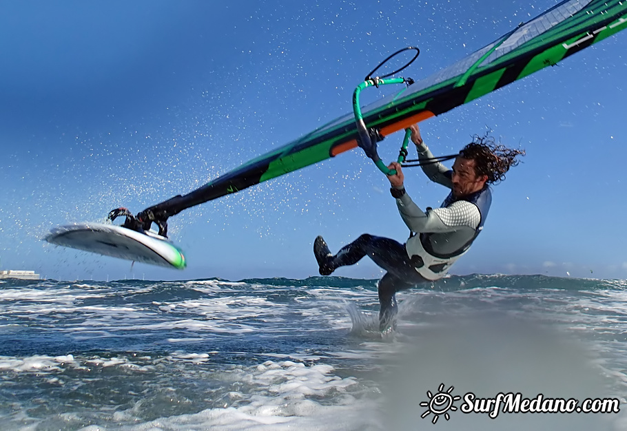 Freestyle at Playa Sur in El Medano with Antony Ruenes and Nico Akgazciyan Tenerife