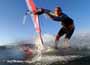 Windsurfing at Harbour Wall Muelle in El Medano Tenerife 11-02-2014 with Ross Williams, Mark Sparky Hosegood and Adam Lewis 