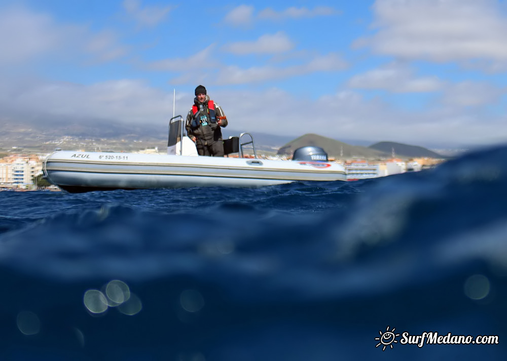 Pro X Training windsurfing slalom race in El Medano Tenerife