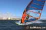 Pro X Training windsurfing slalom race in El Medano Tenerife