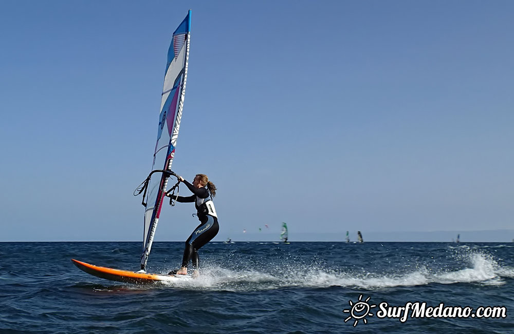 Slalom and kiterace jibe gybe with POINT-7 Andrea Cucchi, Jordy Vonk, Vincent Langer, Pascal Toselli, Christian Justesen, Kasper Juul Larsen, Blazej Blasco and Andrzej Japa Ozog in El Medano 14-02-2014  Tenerife