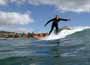 Surfing at Playa Cabezo in El Medano Tenerife 16-02-2014