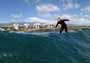 Surfing at Playa Cabezo in El Medano Tenerife 16-02-2014