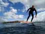 Surfing at Playa Cabezo in El Medano Tenerife 16-02-2014