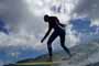 Surfing at Playa Cabezo in El Medano Tenerife 16-02-2014