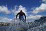 Surfing at Playa Cabezo in El Medano Tenerife 16-02-2014