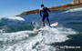 SUP and Surfing at Playa Cabezo in El Medano Tenerife 17-02-2014