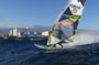 Wave riding at Harbour Wall aka Muelle in El Medano Tenerife