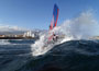 Wave riding at Harbour Wall aka Muelle in El Medano Tenerife