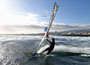 Wave riding at Harbour Wall aka Muelle in El Medano Tenerife