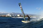 Wave riding at Harbour Wall aka Muelle in El Medano Tenerife