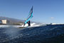 Wave riding at Harbour Wall aka Muelle in El Medano Tenerife