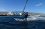 Wave riding at Harbour Wall aka Muelle in El Medano Tenerife