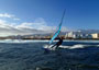 Wave riding at Harbour Wall aka Muelle in El Medano Tenerife