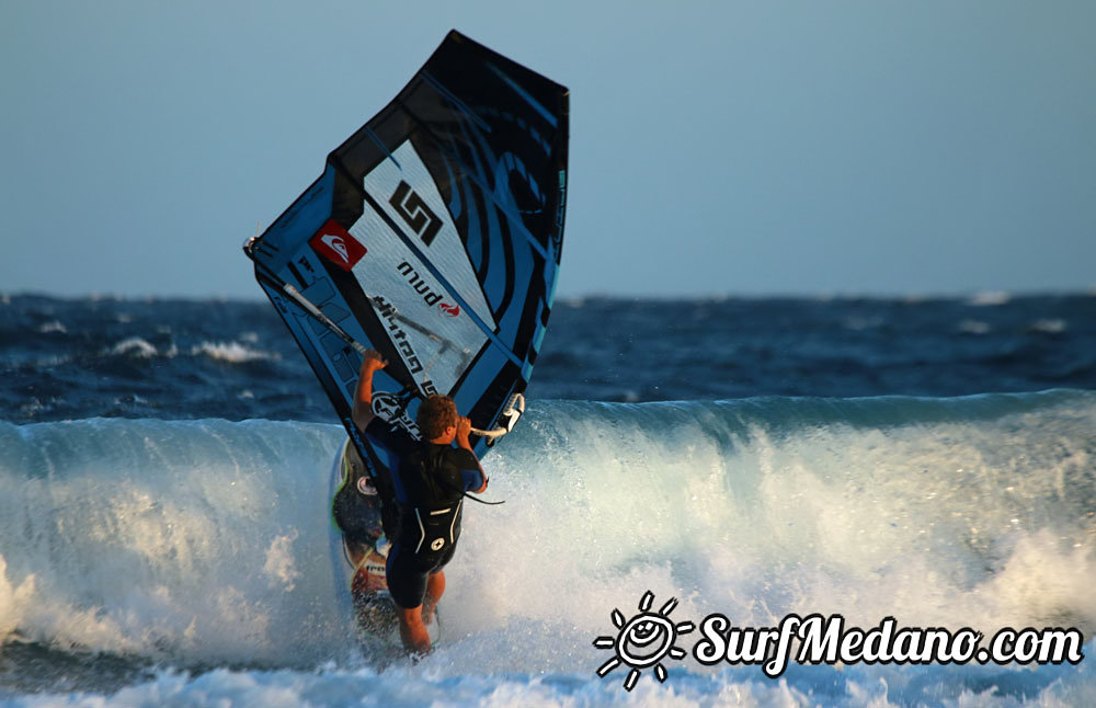 Polish'ing the Harbour Wall in El Medano Tenerife