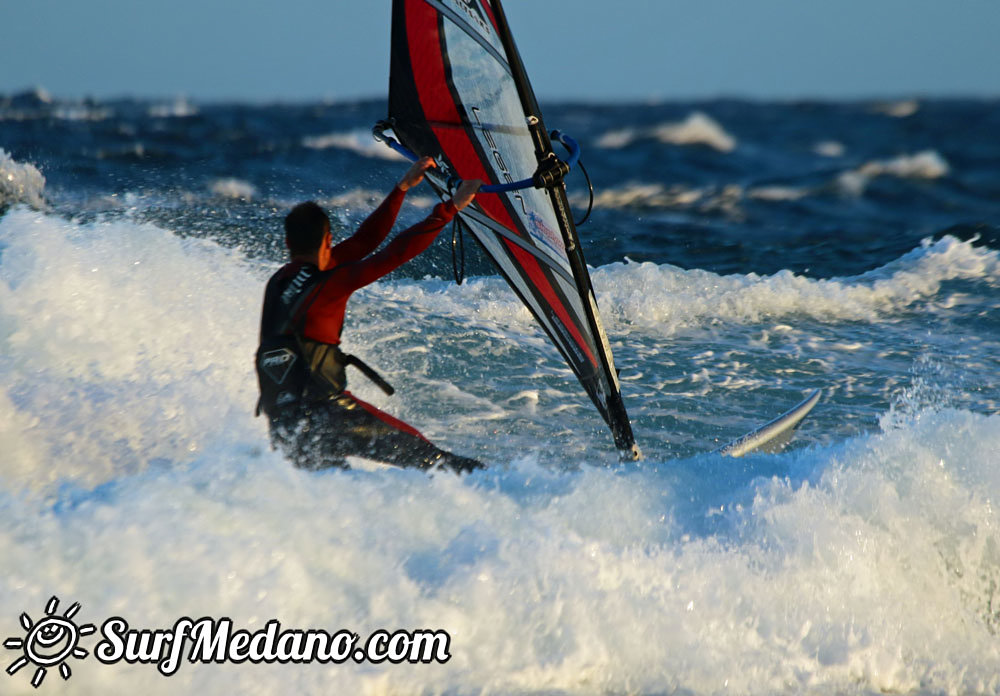 Polish'ing the Harbour Wall in El Medano Tenerife