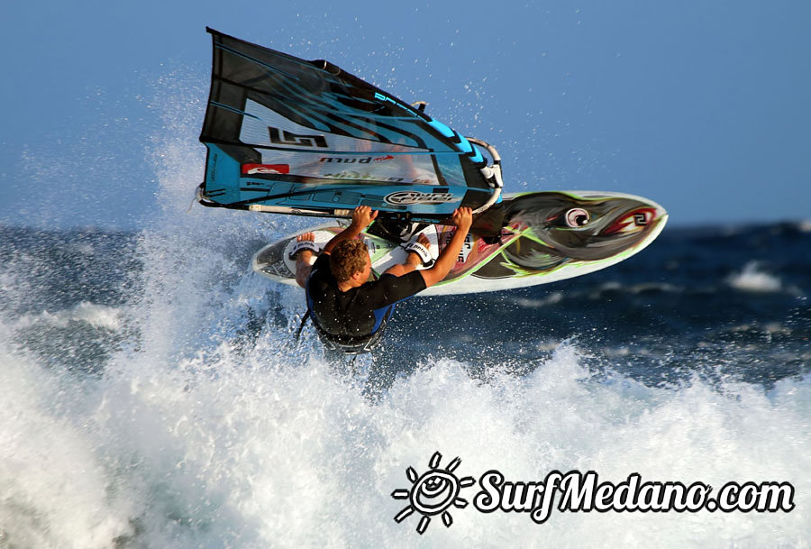 Windsurfing in El Medano 28-02-2014 with Maciek Rutkowski MR23, Colin Whippy Dixon,Andrea Cucchi, Matteo Iachino, Adam Lewis, Mark Hosegood and Andre Ludewig 