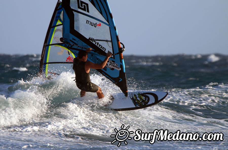 Windsurfing in El Medano 28-02-2014 with Maciek Rutkowski MR23, Colin Whippy Dixon,Andrea Cucchi, Matteo Iachino, Adam Lewis, Mark Hosegood and Andre Ludewig 