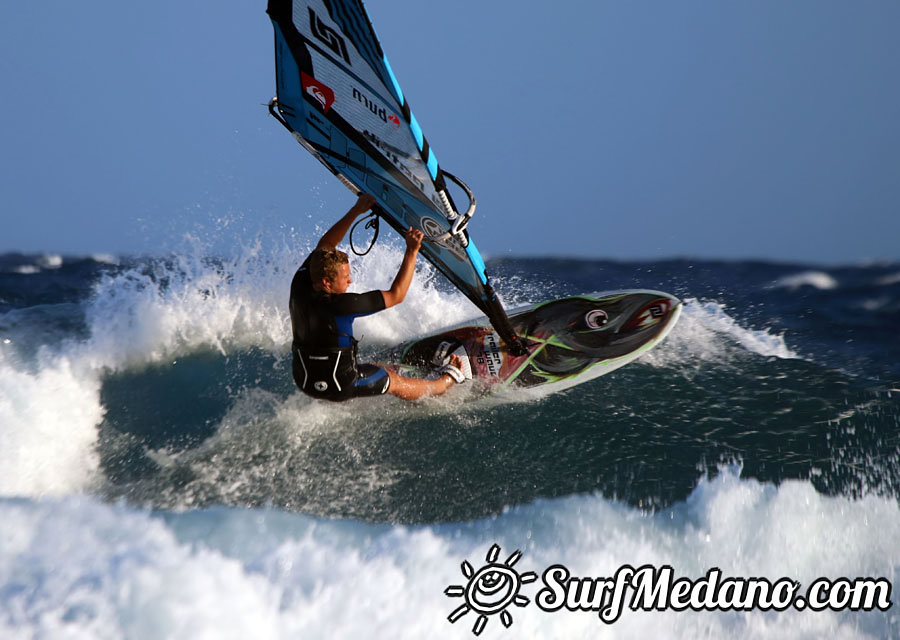 Windsurfing in El Medano 28-02-2014 with Maciek Rutkowski MR23, Colin Whippy Dixon,Andrea Cucchi, Matteo Iachino, Adam Lewis, Mark Hosegood and Andre Ludewig 