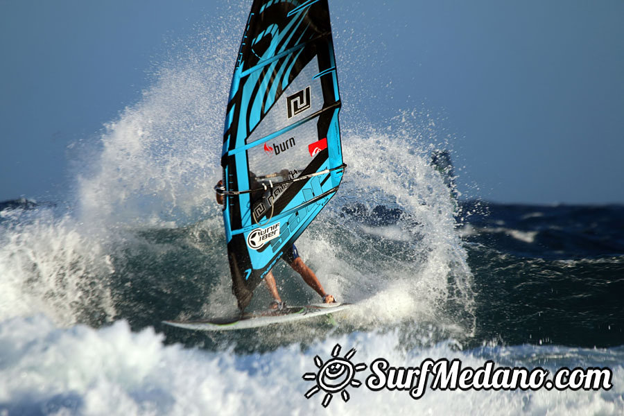 Windsurfing in El Medano 28-02-2014 with Maciek Rutkowski MR23, Colin Whippy Dixon,Andrea Cucchi, Matteo Iachino, Adam Lewis, Mark Hosegood and Andre Ludewig 