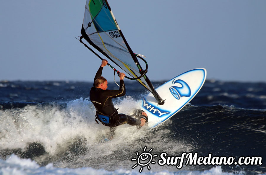 Windsurfing in El Medano 28-02-2014 with Maciek Rutkowski MR23, Colin Whippy Dixon,Andrea Cucchi, Matteo Iachino, Adam Lewis, Mark Hosegood and Andre Ludewig 