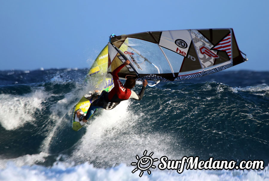 Windsurfing in El Medano 28-02-2014 with Maciek Rutkowski MR23, Colin Whippy Dixon,Andrea Cucchi, Matteo Iachino, Adam Lewis, Mark Hosegood and Andre Ludewig 