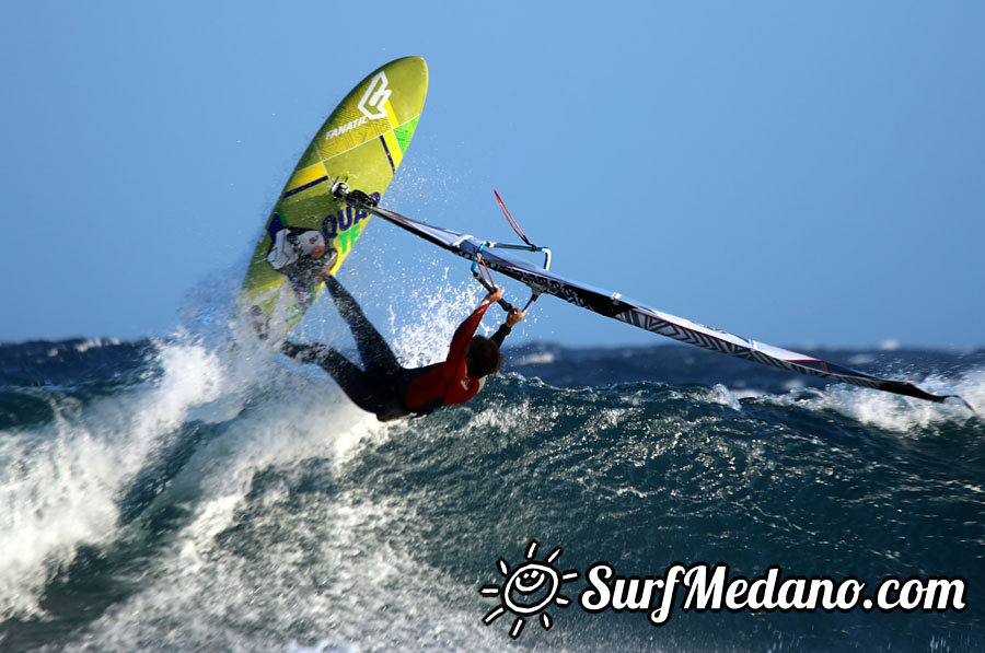 Windsurfing in El Medano 28-02-2014 with Maciek Rutkowski MR23, Colin Whippy Dixon,Andrea Cucchi, Matteo Iachino, Adam Lewis, Mark Hosegood and Andre Ludewig 