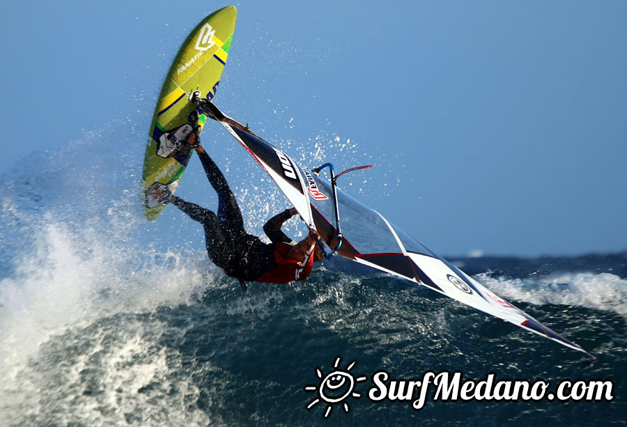 Windsurfing in El Medano 28-02-2014 with Maciek Rutkowski MR23, Colin Whippy Dixon,Andrea Cucchi, Matteo Iachino, Adam Lewis, Mark Hosegood and Andre Ludewig 