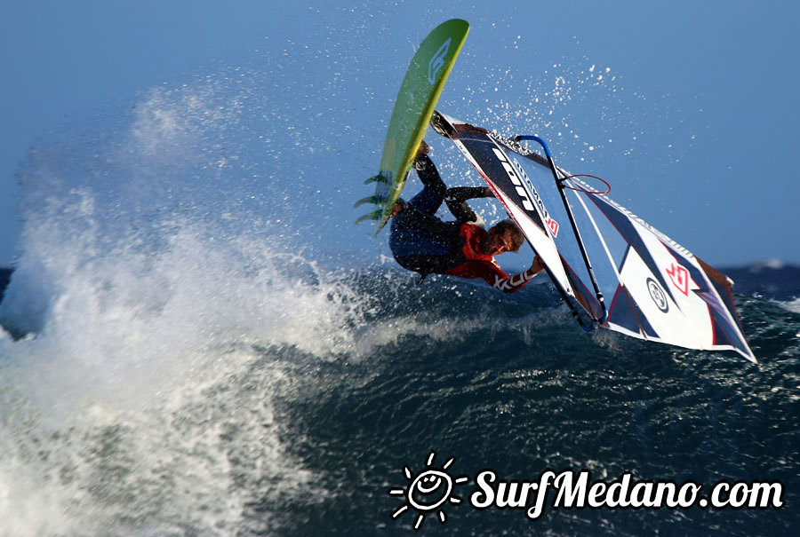 Windsurfing in El Medano 28-02-2014 with Maciek Rutkowski MR23, Colin Whippy Dixon,Andrea Cucchi, Matteo Iachino, Adam Lewis, Mark Hosegood and Andre Ludewig 